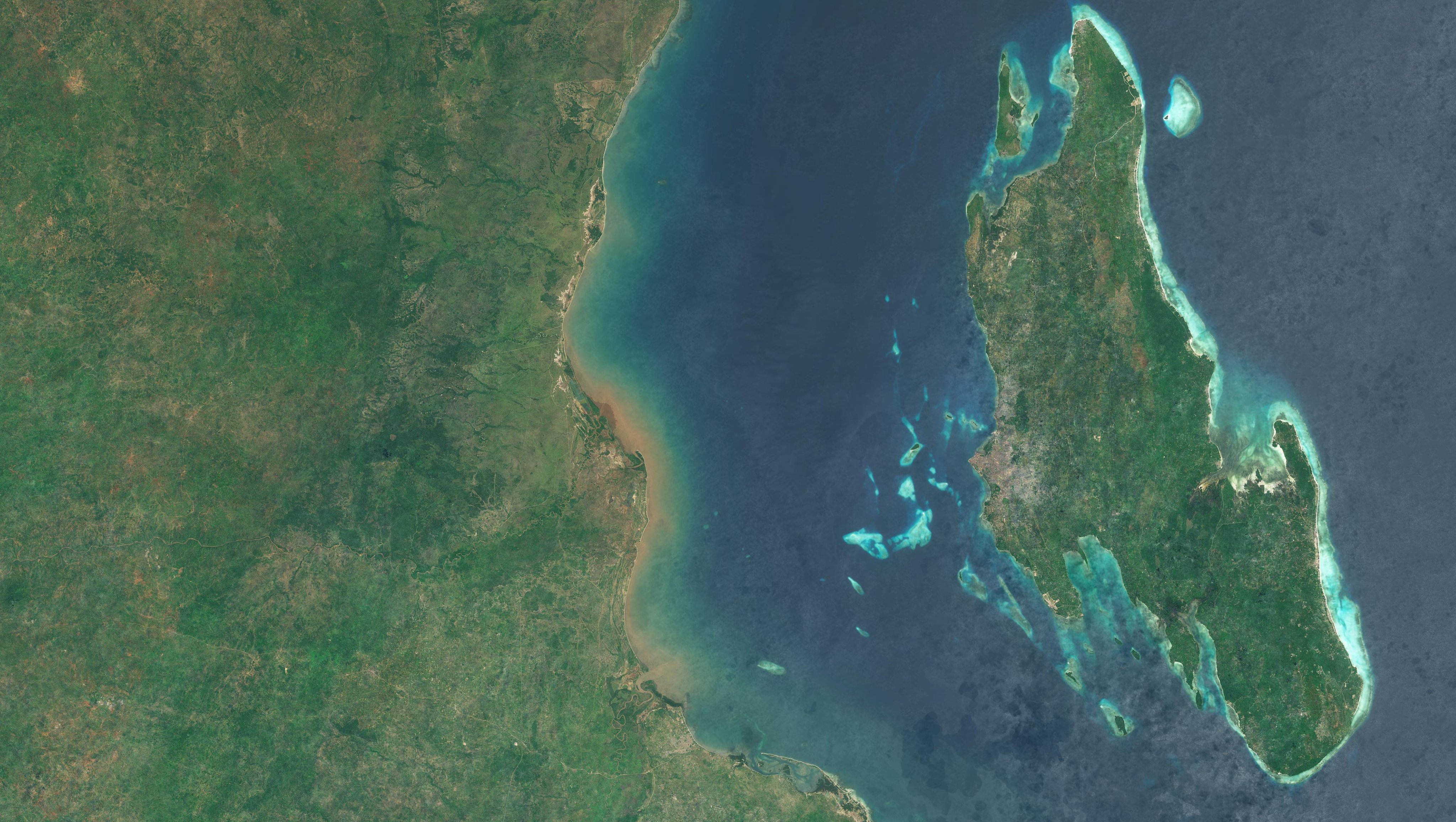 Image satellite, Tanzanie, Tanzania