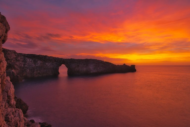 Couché de soleil à Minorque