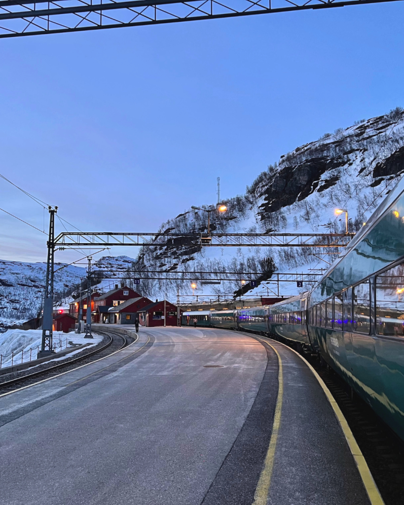 Voyage durable en train en Norvège